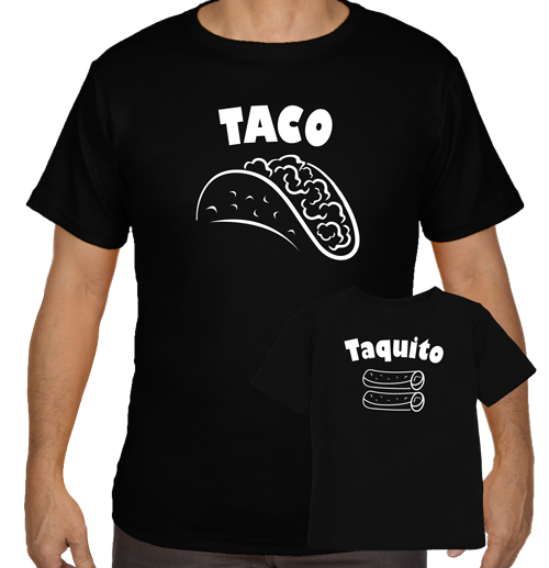 Playera Taco y Taquito